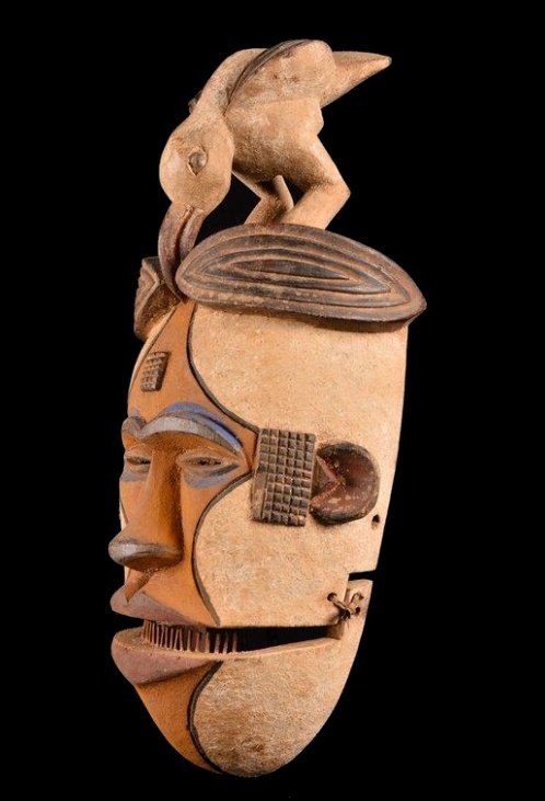 Afrikansk Ogoni-Nigeria mask