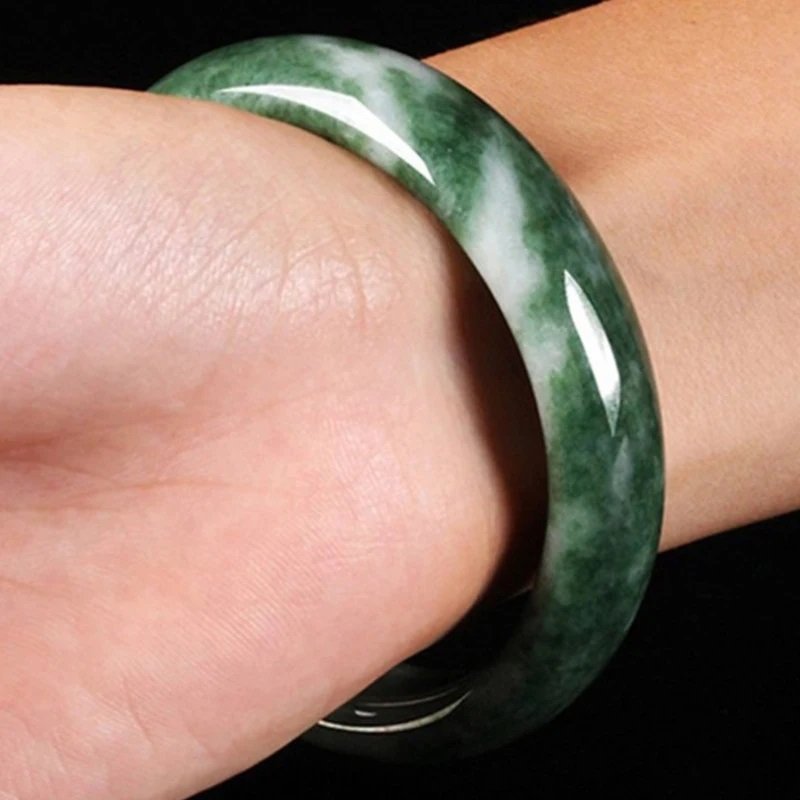 Women's natural jade bracelet bangle