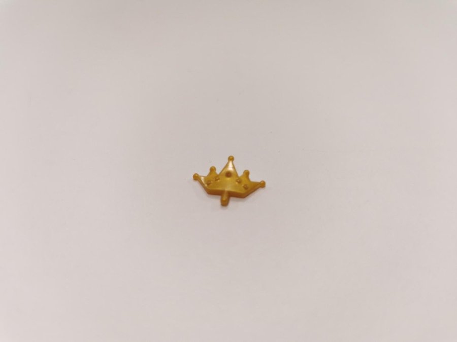 Lego - tillbehör - castle - tiara - krona - part 33322 - guld (pearl gold)