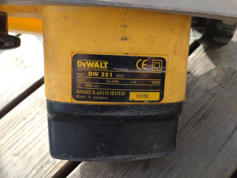 DEWALT DW 351 cirkelsåg