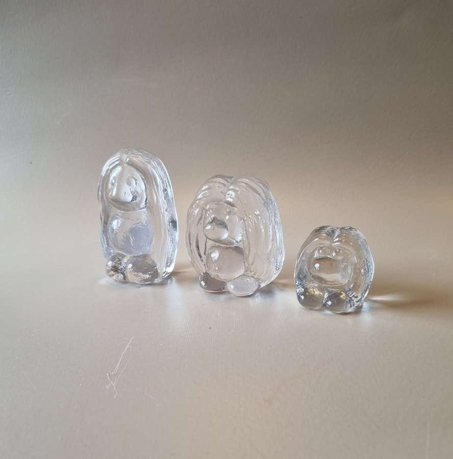 Bergdalatroll glasfigur troll Bergdala Sweden