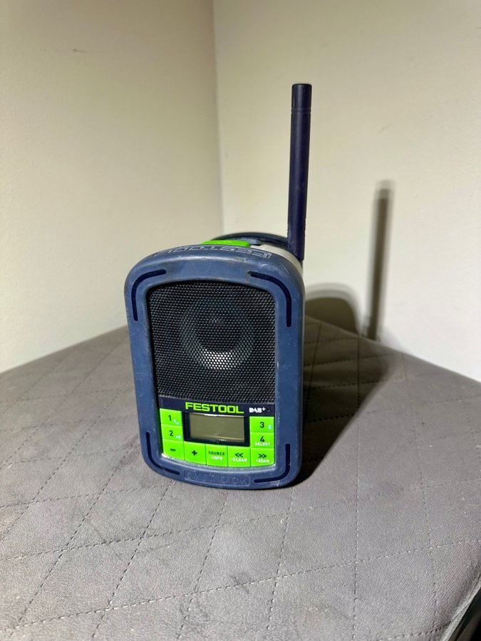 Festool SYSROCK BR 10 DAB+ Byggradio med batteri