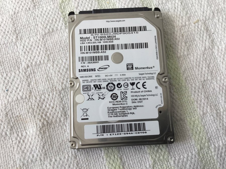 Samsung 500GB HDD