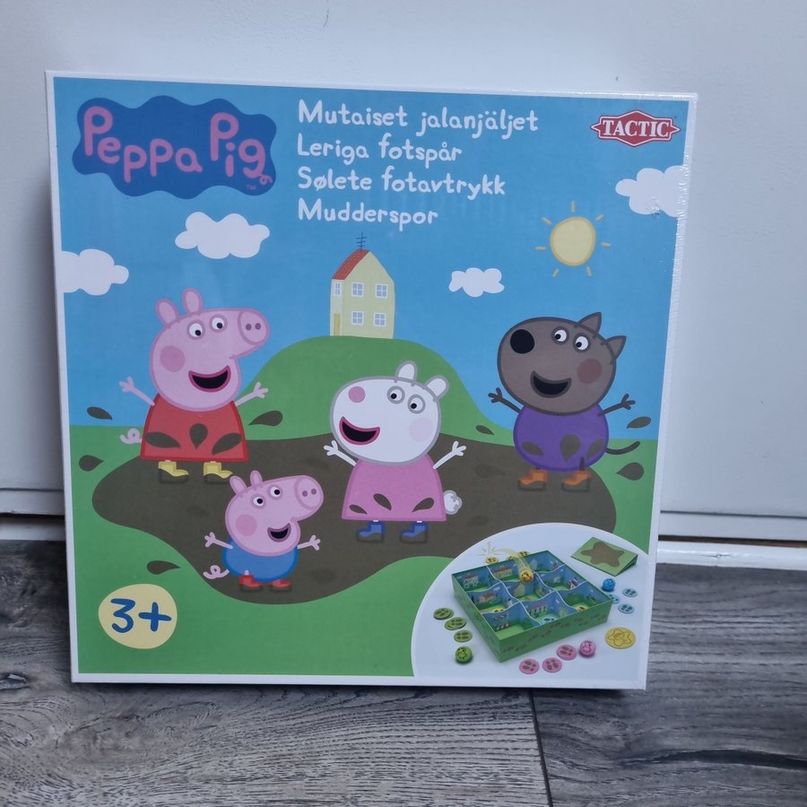 Peppa Pig spel leriga fotpår nytt!!