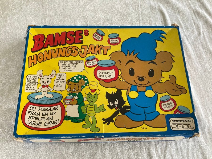 Bamse Honungsjakt - Tärningsspel med pusselbitar och kort