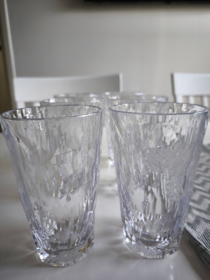 6 st Okrossbara Drinkglas i Plast - Koziol