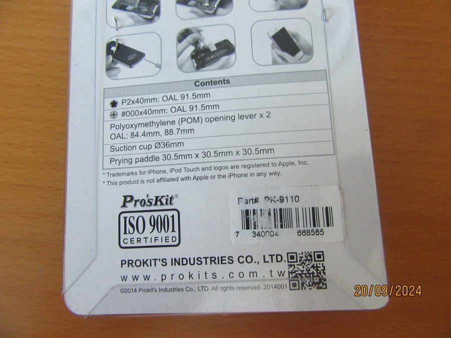 Pro'sKit PK-9110 6PCS iPhone Series Disassemble Set