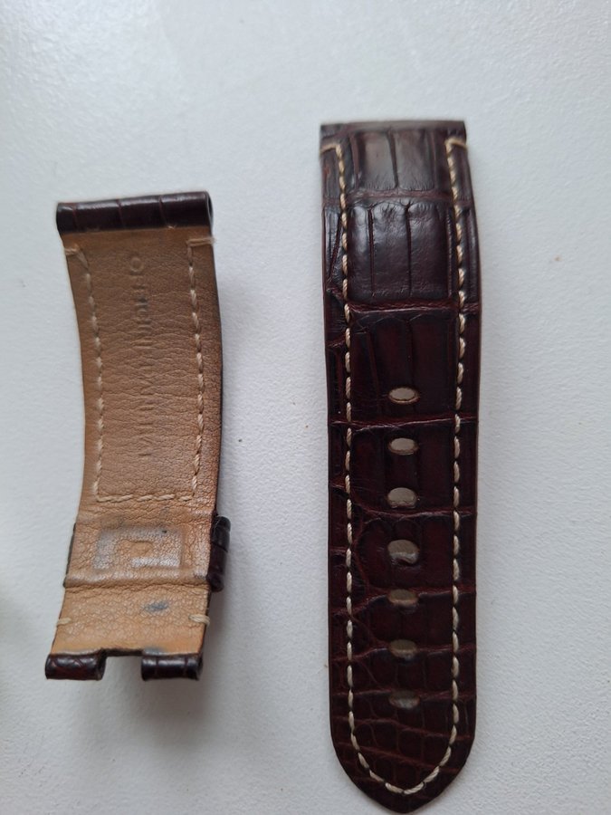 Panerai Dark Brown Alligator Strap 24/22