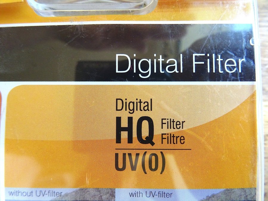 UV filter 62 mm Difox HMC HQ Digitalt. HELT NYTT.