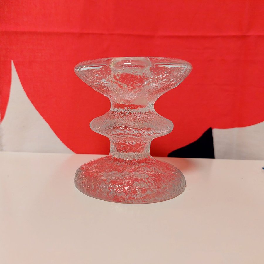 Signerad ljusstake 1 ring "Festivo" Iittala TIMO SARPANEVA