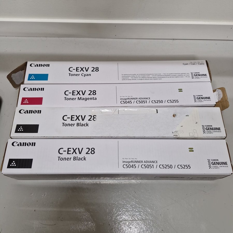 Canon Toner C-EXV 28 Cyan Magenta Black 2st