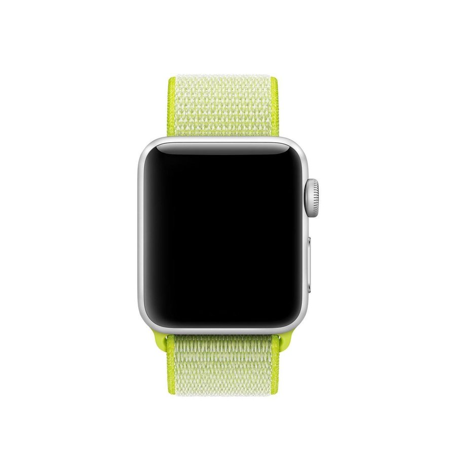 Nylonloop 44/45/46/49mm Apple Watch Armband - NEONGUL