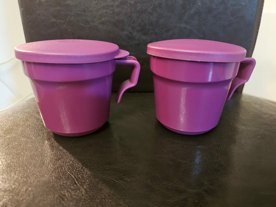 Nya Tupperware Aloha Muggar med lock