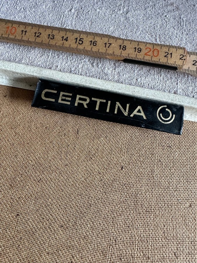 CERTINA vintage klockbricka från nedlagt urmakeri