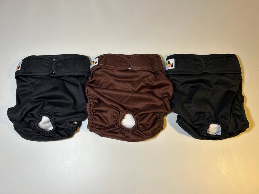 BID! Dog Diapers, Female, Highly Absorbent, Waterproof, 3 Pack, Large! New!