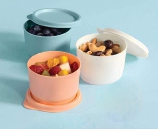 Tupperware - 3st Snacksbägare - Nya!