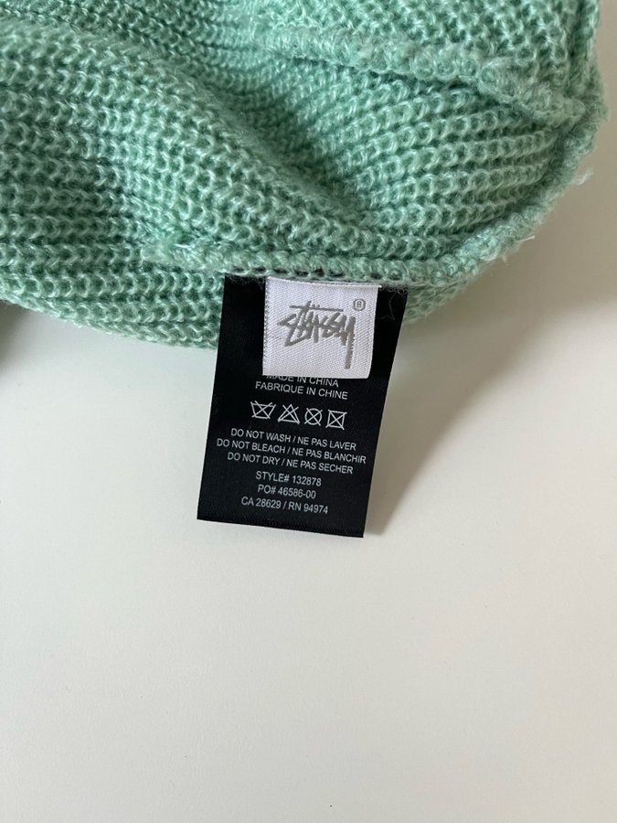 Stüssy grön beanie storlek O/S