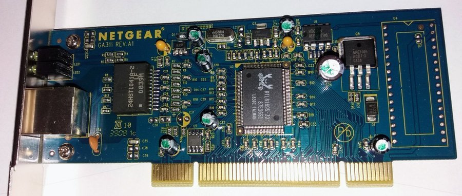 NETGEAR GA311 Gigabit Ethernet PCI Adapter 10/100/1000 För trådbundet nätverk