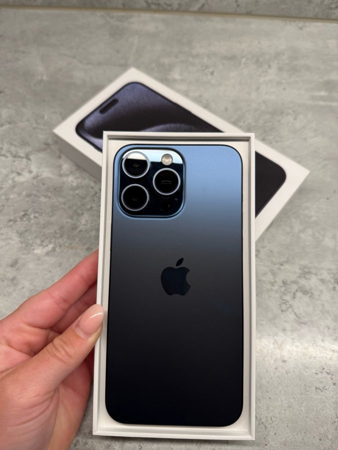 iPhone 15 Pro Max, Blå Titan