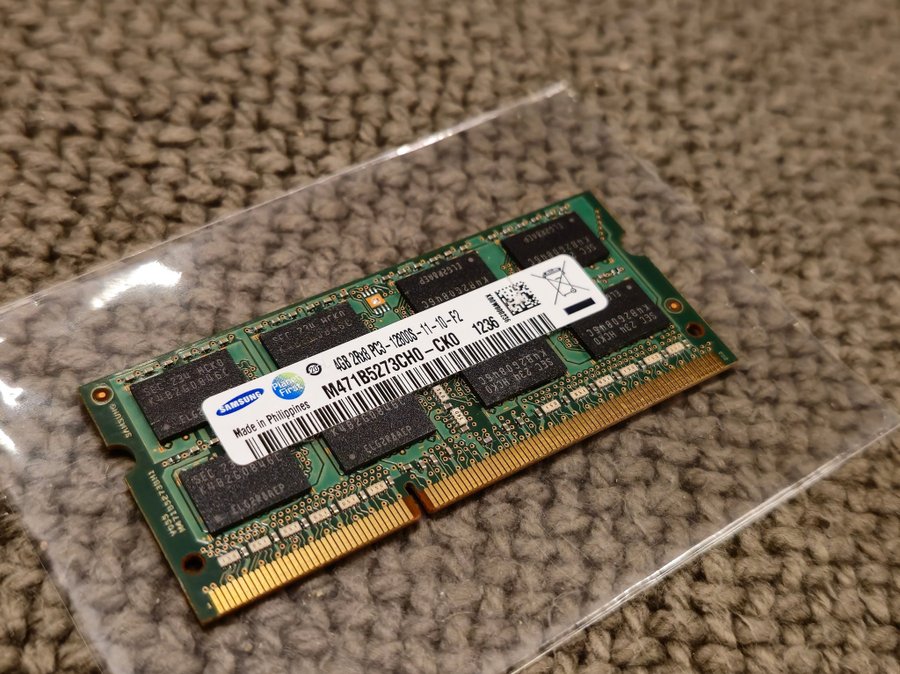 Samsung 4GB 2Rx8 PC3-12800S SODIMM