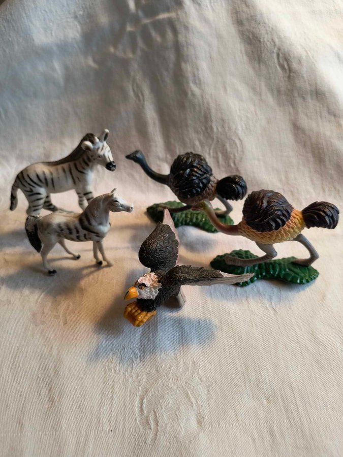 Djurfigurer - Lejon, Tiger, Elefant, Zebra, Noshörning, Flodhäst, m.m.