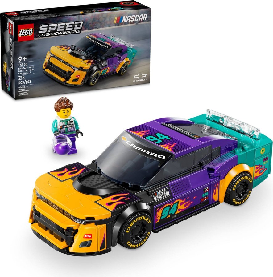 LEGO Speed Champions NASCAR Next Gen Chevrolet Camaro ZL1 76935