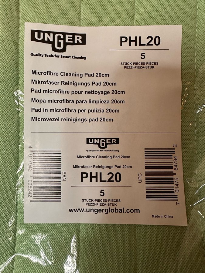 Unger Microfiber Cleaning Pad 20cm