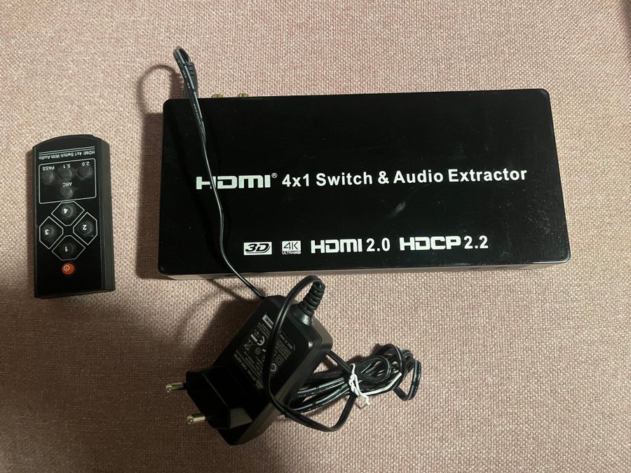 HDMI 4x1 switch  audio extractor