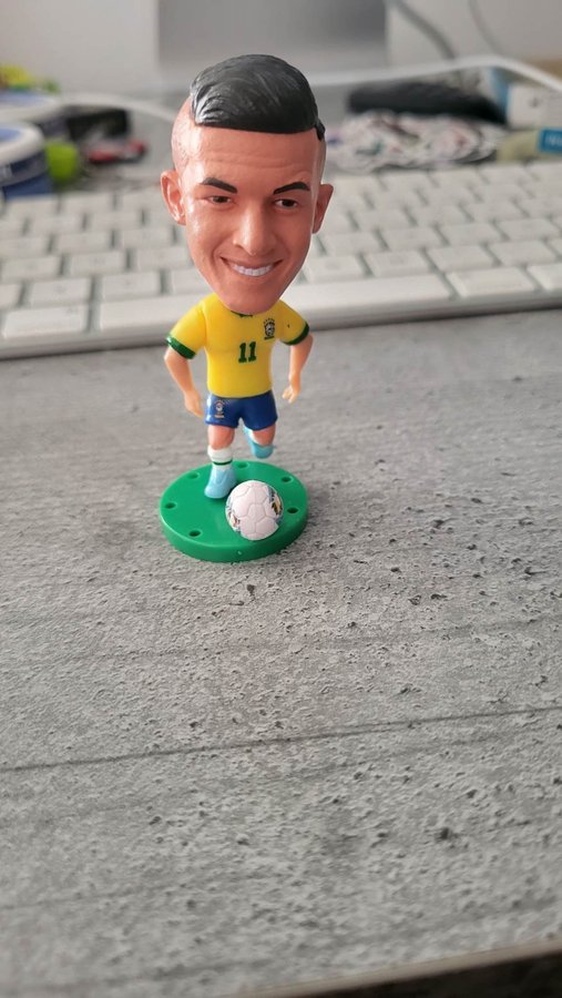 Fotbollsfigur Coutinho Brasilien