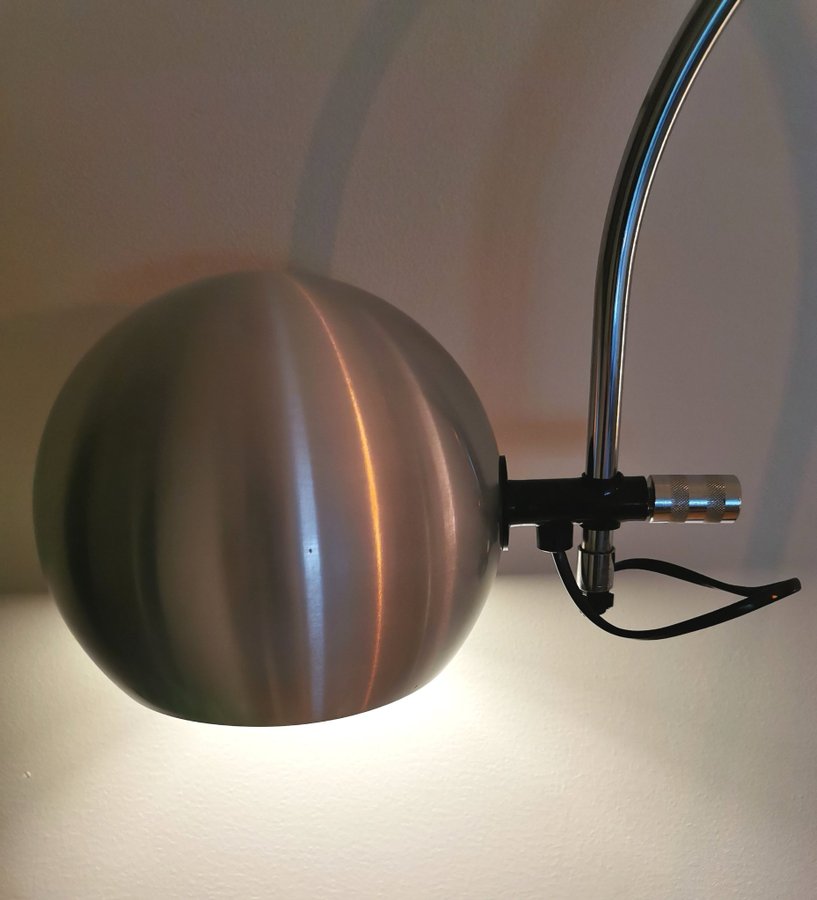 Vintage floorlamp Hemi klot~eyeball~1960/1970 retro