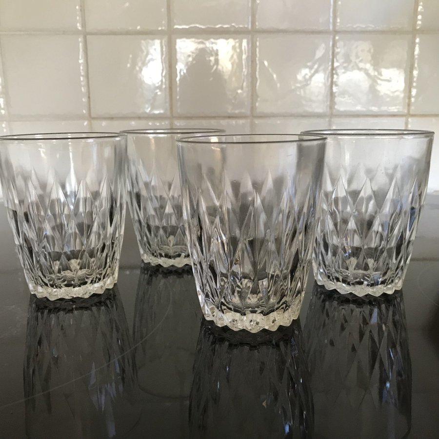 4 Duralex glas Lulli France