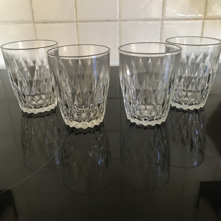 4 Duralex glas Lulli France