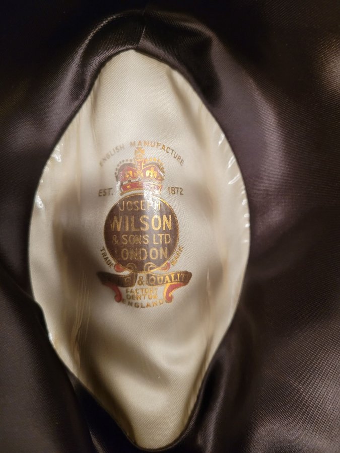 Antik/retro oanvänd Joseph Wilson  Sons Ltd hatt