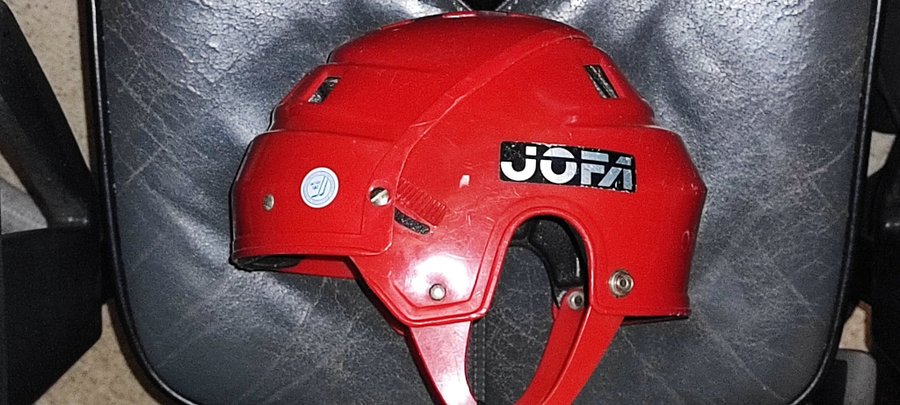 Jofa Ishockeyhjälm Röd