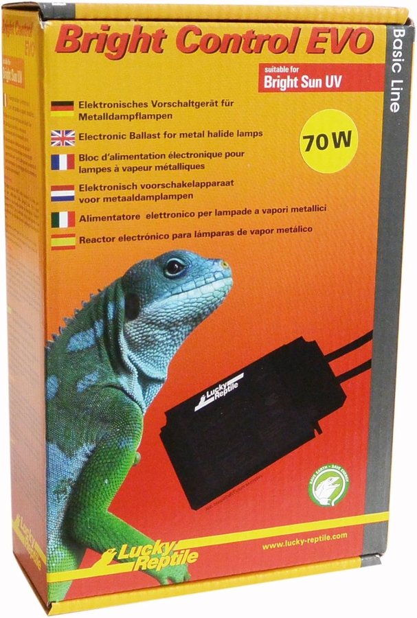 BID! Lucky Reptile Bright Control Evo, 70W, Terrarium Lighting Accessory! New!