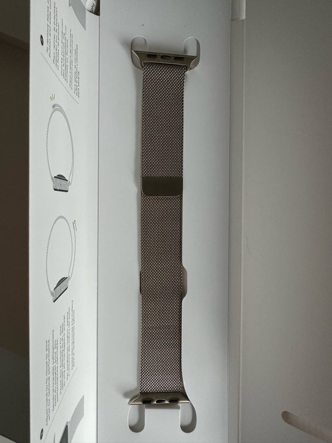 Apple Watch Milanese Loop armband i guld