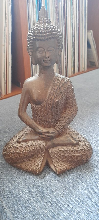 Buddhastaty keramikfigur terracotta