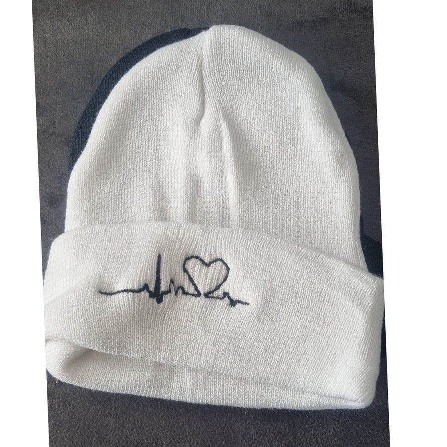 Witte beanie