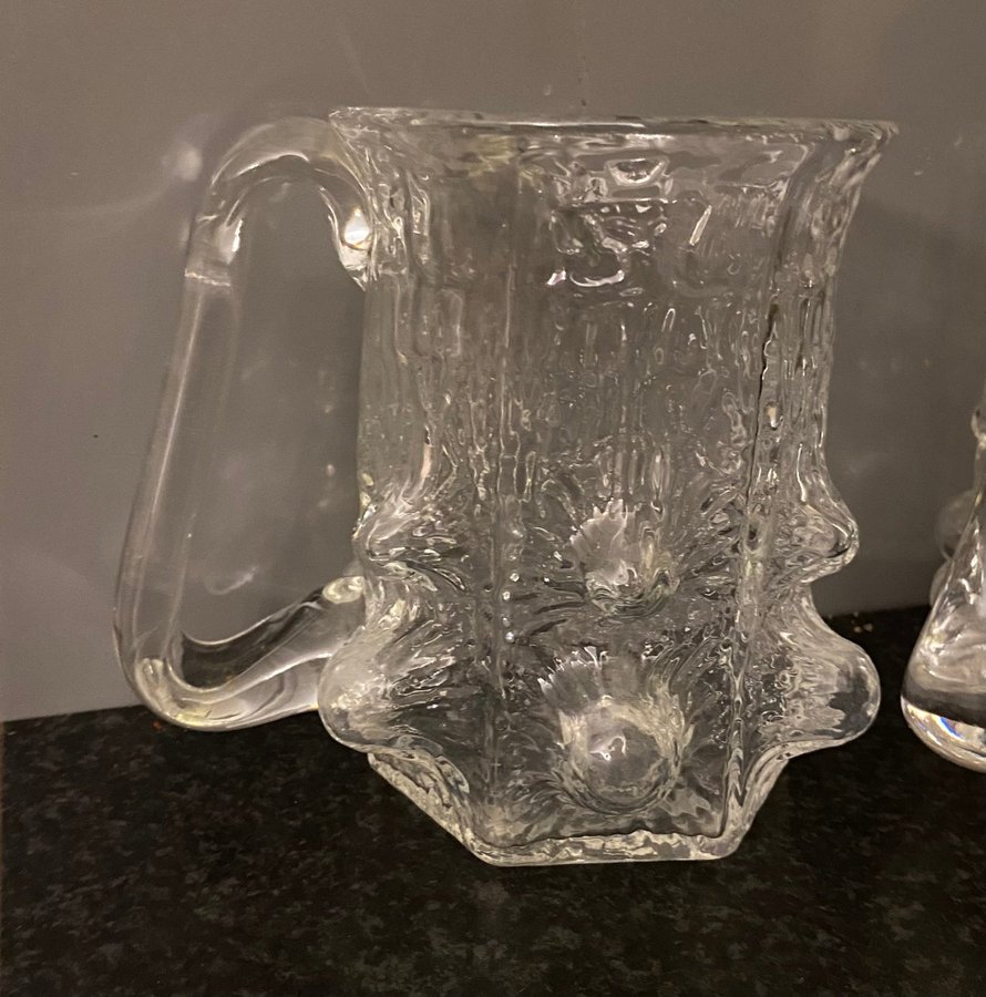 Tre ölglas Ölsejdlar i glas med bubblor design Rune Strand