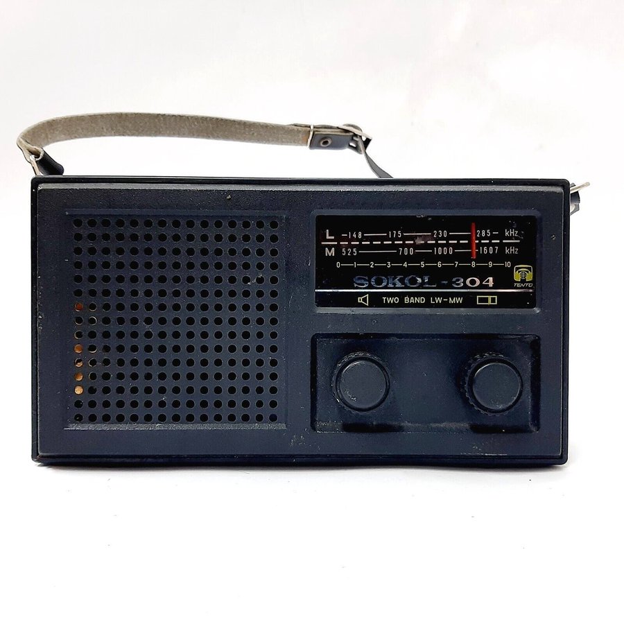 Vintage Russian Portable Radio Sokol-304(14.1)