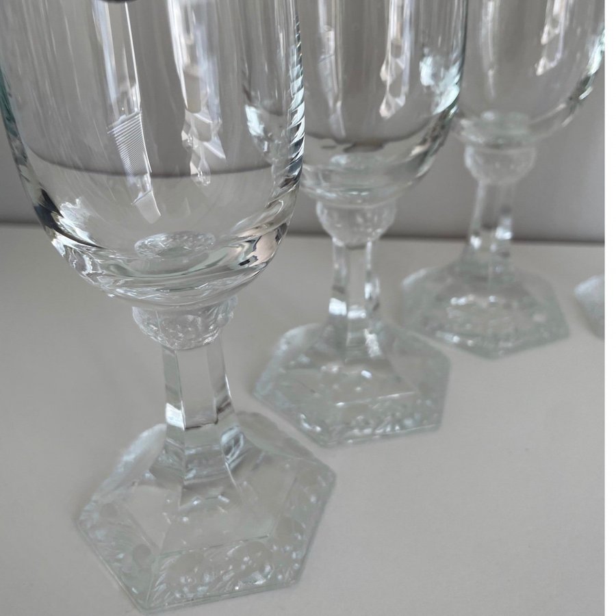 6 st champagneglas Rosenthal