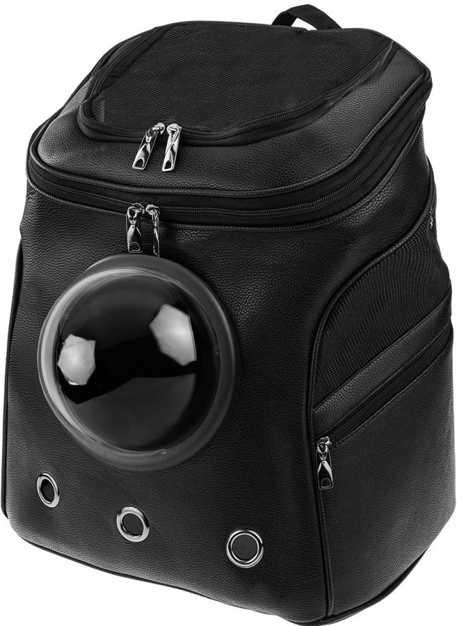 PrixPrime - Backpack for Transporting Dogs and Cats with Astronaut Window