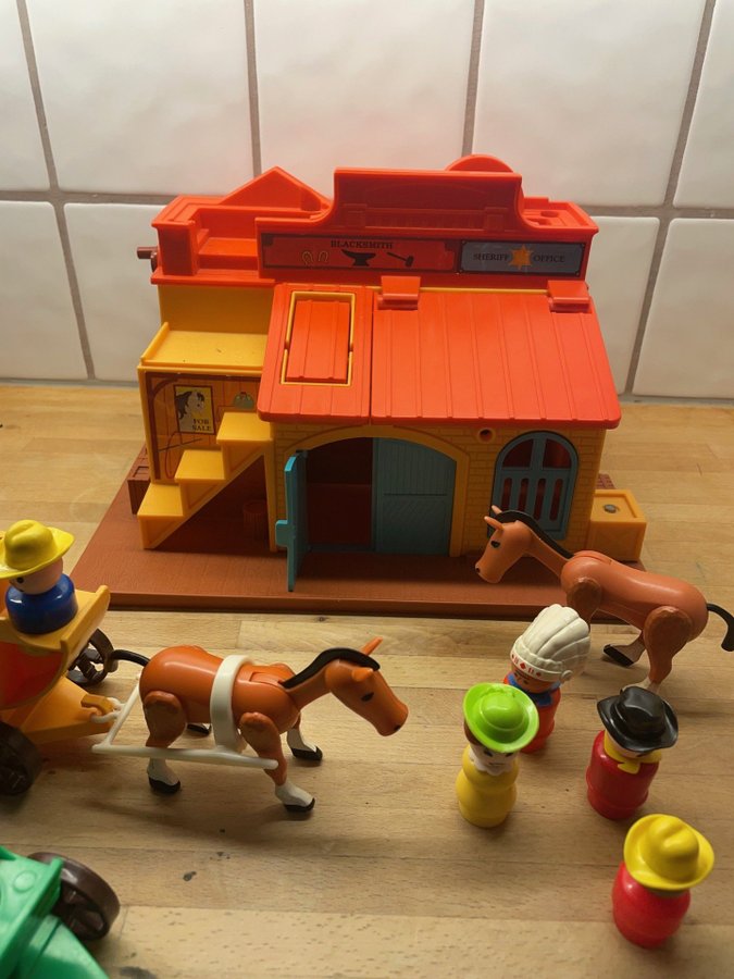 Fisher-Price Western Town Vintage