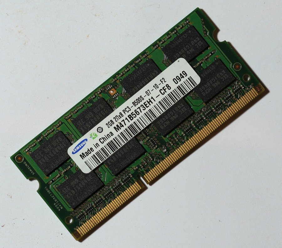 2GB 2Rx8 PC3-8500S-07-10-F2 RAM