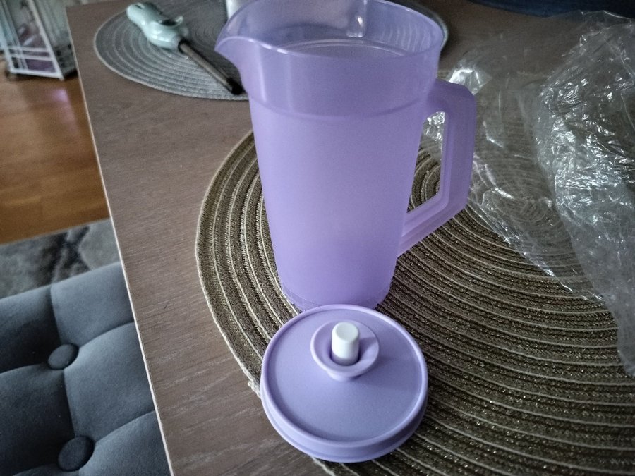 Tupperware mini multi kanna lila grädde mjölk ny