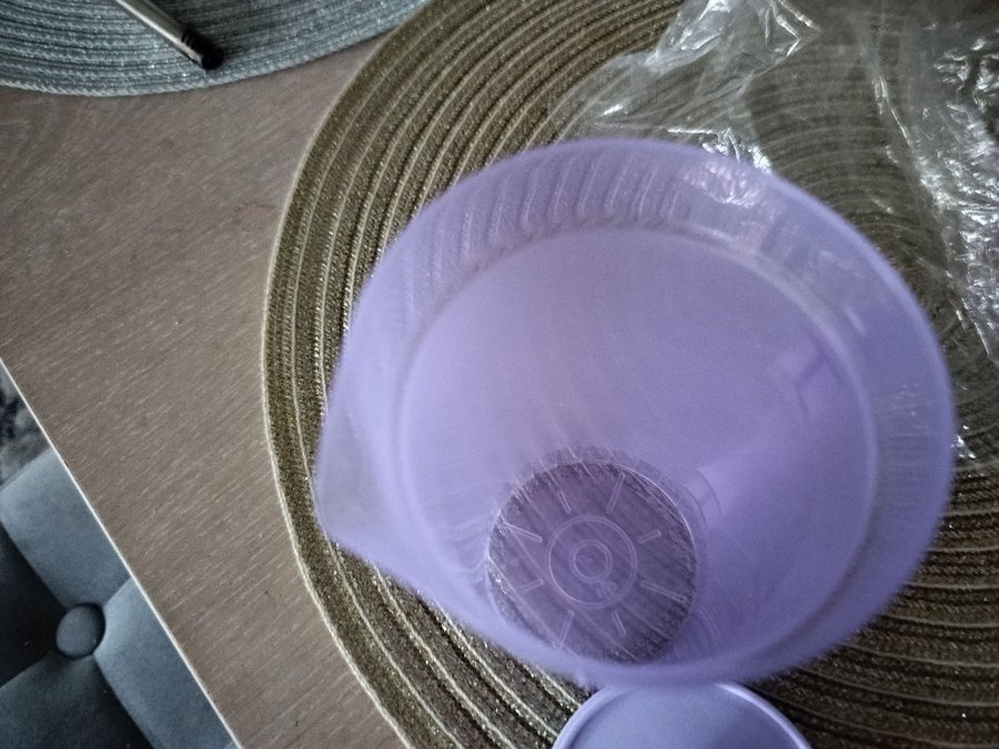 Tupperware mini multi kanna lila grädde mjölk ny