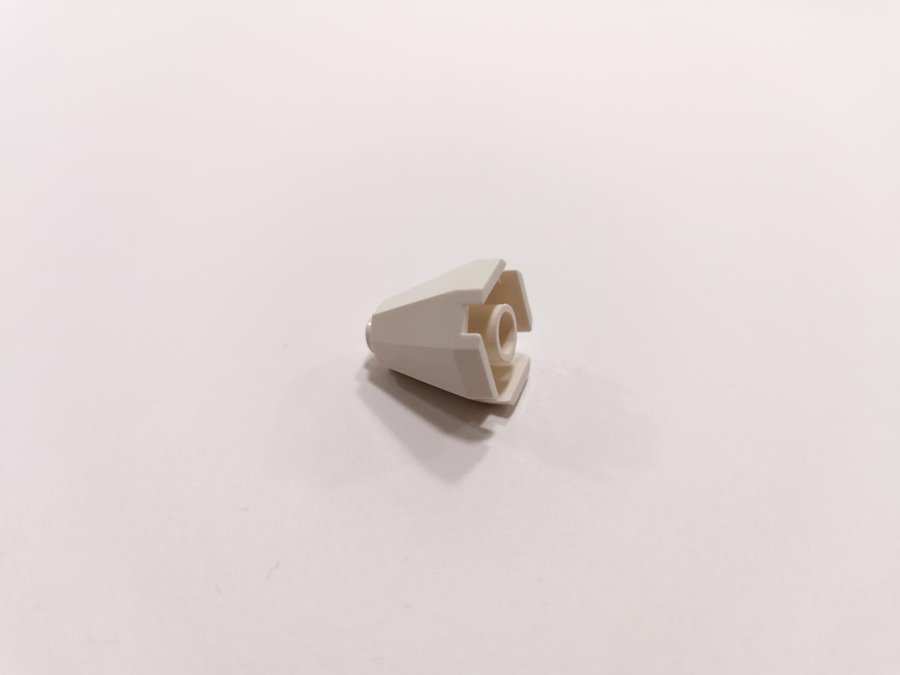 Lego - rund - konad - octagon - 2x2 - part 6039 - vit