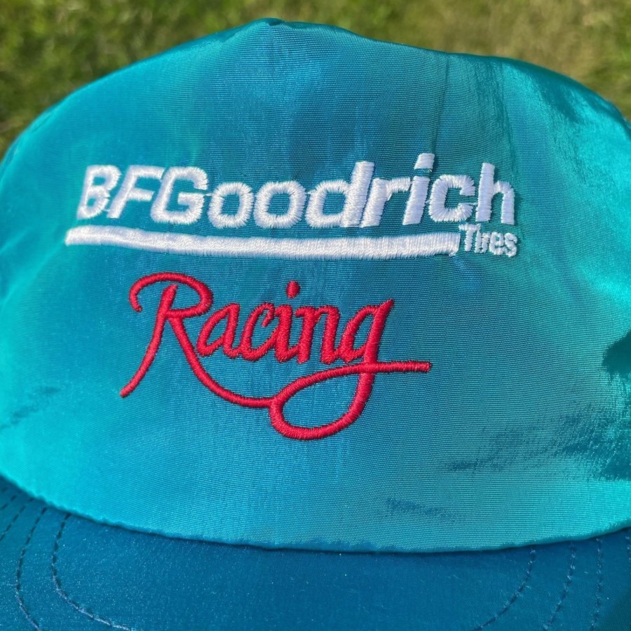 Vintage BFGoodrich racing Made in USA snapback trucker keps 80-tal 90-tal nylon