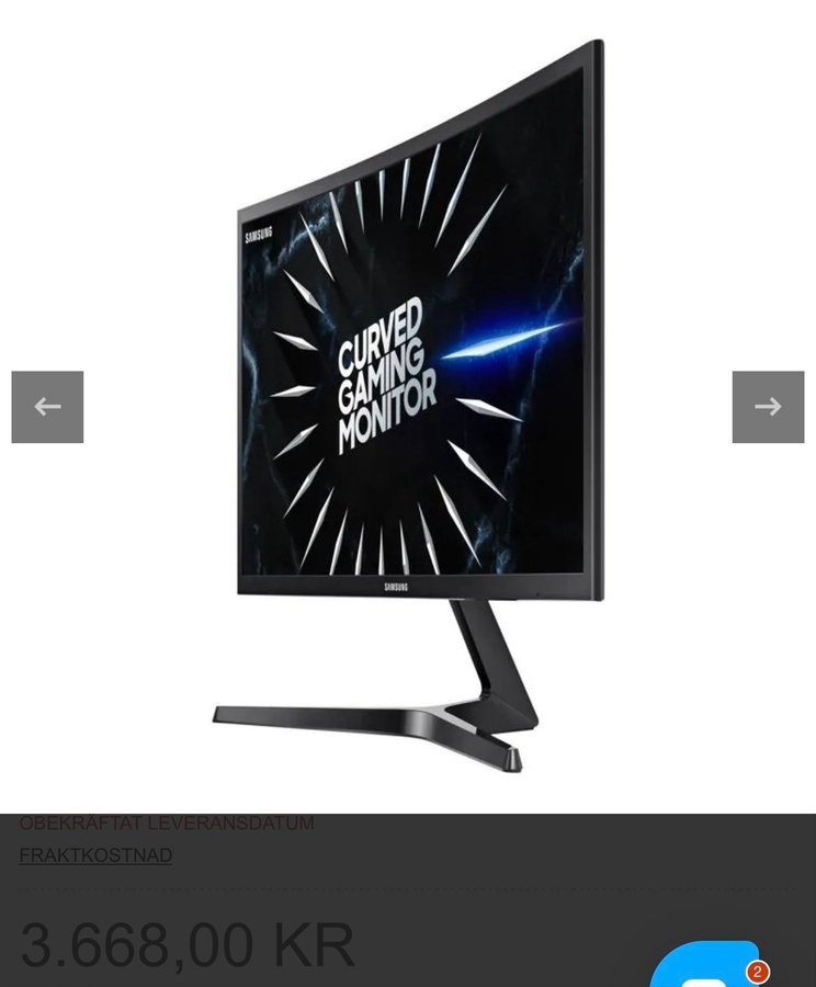 Samsung Curved Gaming Monitor