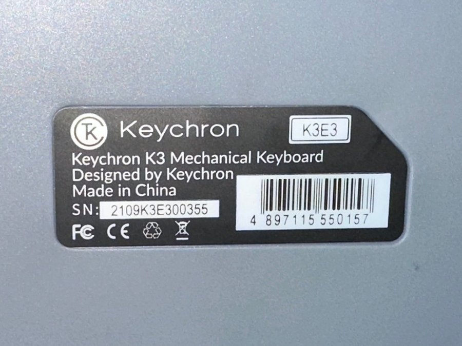 Keychron K3 ultratunnt mekaniskt tangentbord